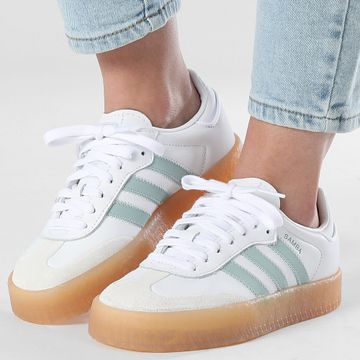 Adidas Originals - Sambae JP5609 Footwear White Wonder Blue Off White Scarpe da ginnastica da donna