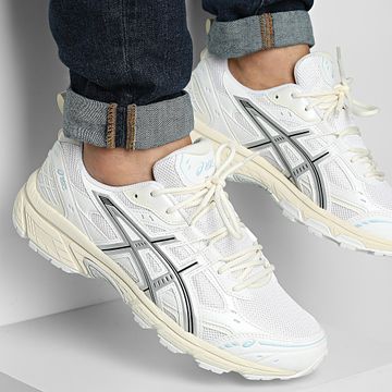 Asics - Scarpe da ginnastica Nunobiki Gel 1203A797 Bianco Argento Puro