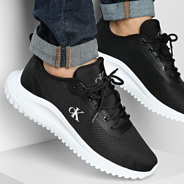 Calvin Klein - Baskets Eva Runner Mix Mesh 1285 Black Bright White