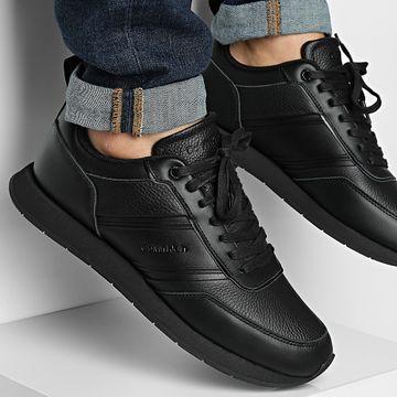 Calvin Klein - Sneakers basse Prof Laceup Tape 1897 Triple Black