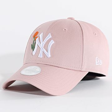 New Era - Cappellino da donna con perline 9Forty NY Yankees 60667503 Rosa Floreale