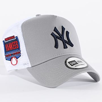 New Era - NY Yankees Trucker Side Patch Cap 60667444 Grigio Bianco