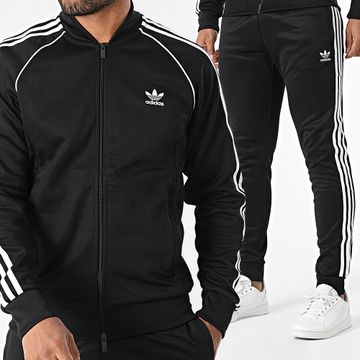 Adidas Originals - Tuta da ginnastica a righe nere IM4545 IL2488