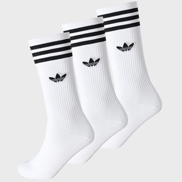 Adidas Originals - 3 paia di calzini a 3 strisce JV7401 Bianco