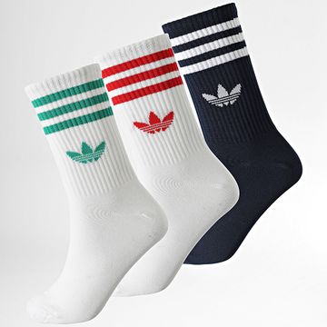 Adidas Originals - 3 paia di calzini JV7408 Bianco Blu Navy