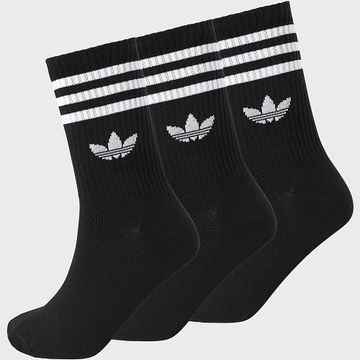 Adidas Originals - 3 paia di calzini a 3 strisce JV7402 nero