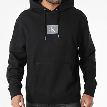 Calvin Klein - Felpa con cappuccio 286G nero