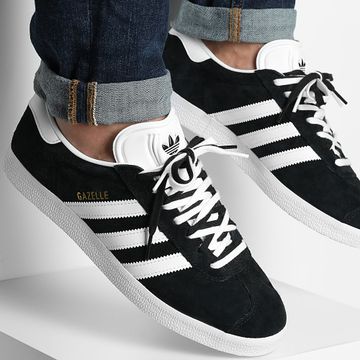 Adidas Originals - Gazelle BB5476 Core Black White Gold Metallic Sneakers
