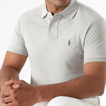 Polo Ralph Lauren - Polo Original Player Slim a manica corta, grigio erica