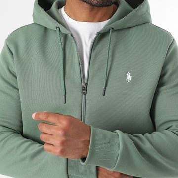 Polo Ralph Lauren - Original Player Felpa con cappuccio e zip verde