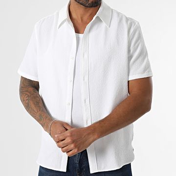 Calvin Klein - 113G Camicia a maniche corte bianca