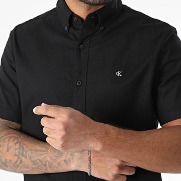 Calvin Klein - M124 Camicia a maniche corte nera