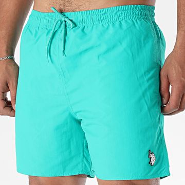 US Polo ASSN - US182003-0000326 Pantaloncini da bagno blu turchese