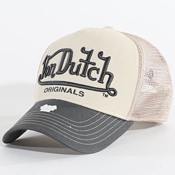 Von Dutch - Cappello Trucker Riverside 7030890 Beige Grigio Antracite