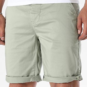 American People - Most Chino Shorts Light Khaki Green