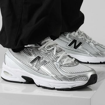 New Balance - Cestini 740 U740NW2 Bianco Argento Metallizzato Nero