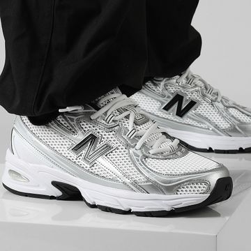 New Balance - Cestini 740 U740NW2 Bianco Argento Metallizzato Nero