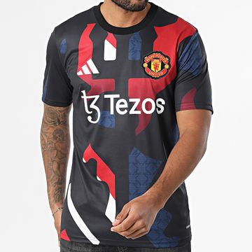 Adidas Sportswear - Maglia da calcio del Manchester United JD7147 Nero Rosso Blu Navy