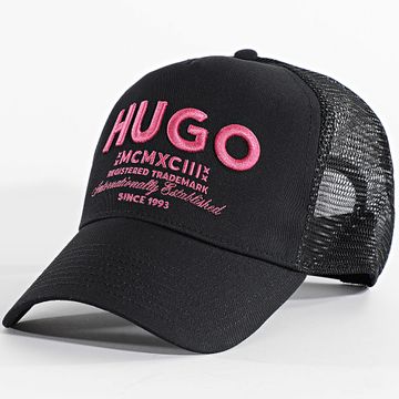 Blu Hugo - Cappello Trucker Merk 50533416 Nero Rosa