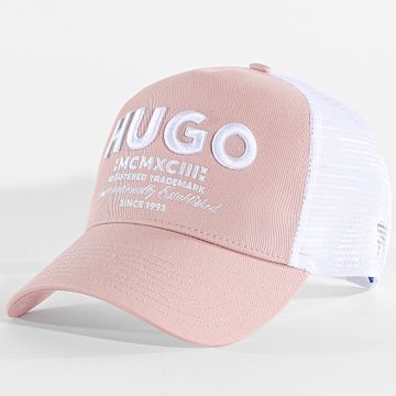 Blu Hugo - Cappello Trucker Merk 50533416 Rosa Bianco