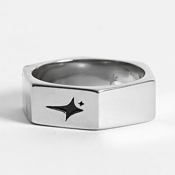 Make It Shine - Anello a dado in argento