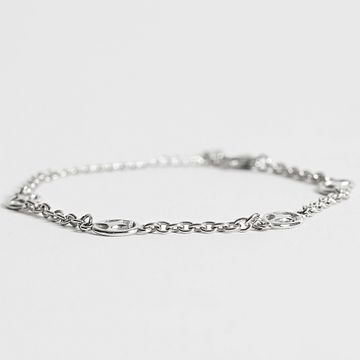 Make It Shine - Bracciale a catena con cavo d'argento Signature