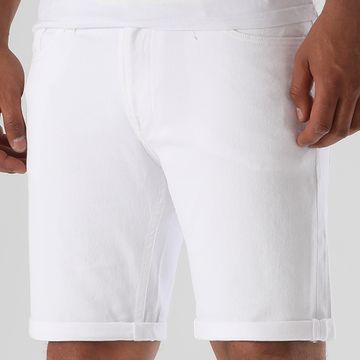 Jack And Jones - Pantaloncini Ethan Icon Trick Jean Bianco