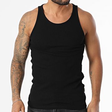 Jack And Jones - Canotta Hydra Pointelle a coste nero