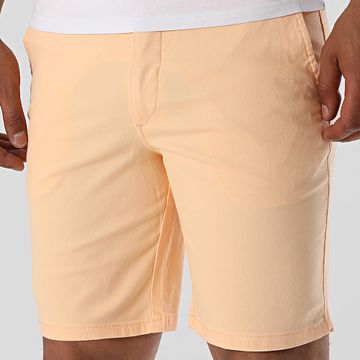 JJREBEL - Pantaloncini Chino Sharp arancione chiaro