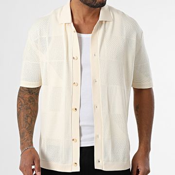 Mackten - Camicia a maniche corte in rete 238 Beige