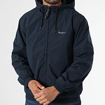 Pepe Jeans - Monson Giacca con cappuccio con zip PM403166 Blu navy