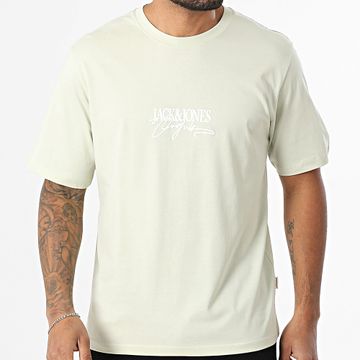 Jack And Jones - Maglietta con marchio Almeria Verde chiaro