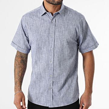 Armita - Camicia a maniche corte regular fit 853 Navy Heather Blue