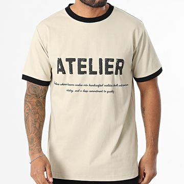 Classic Series - Maglietta oversize 112 beige nera