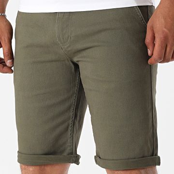 Classic Series - Bary 5 Pantaloncini Chino Verde Khaki