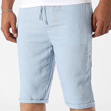 Classic Series - Pantaloncini estivi in lino Bali Azzurro