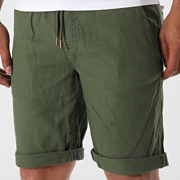 Geographical Norway - Pantaloncini Chino 799 Verde Khaki