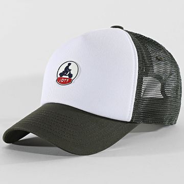 JOTT - Cappello Trucker Sail 2.0 Verde Khaki Bianco
