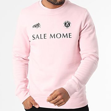 Sale Môme Paris - FC Lapin Rose Felpa girocollo nero