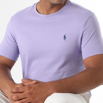 Polo Ralph Lauren - Tee Shirt Original Player Custom Slim Fit Light Purple