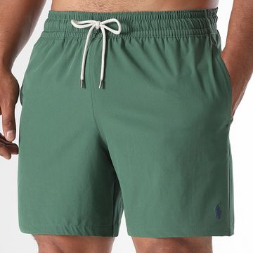 Polo Ralph Lauren - Pantaloncini da bagno Original Player a righe Verde scuro