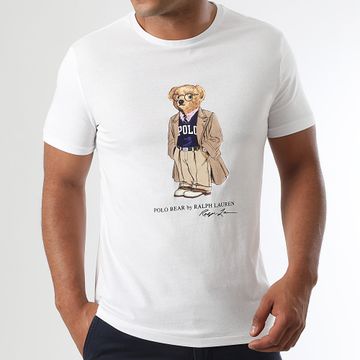 Polo Ralph Lauren - Maglietta con orsetto bianco