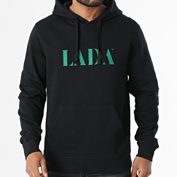 Shotas X LA D.A - LA D.A Felpa con cappuccio nero verde
