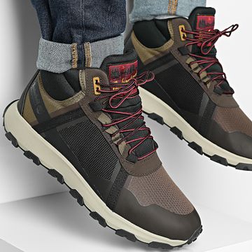 Timberland - Winsor Trail Mid Lace Waterproof Sneakers A41W7 Medium Brown Mesh