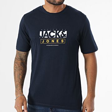 Jack And Jones - Maglietta Seven Navy