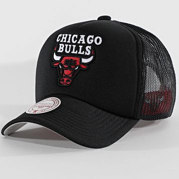 Mitchell and Ness - Cappello Trucker Hidden Chicago Bulls HT11408 Nero Grigio