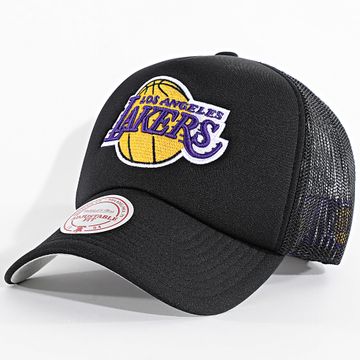 Mitchell and Ness - Cappello Trucker Hidden Los Angeles Lakers HT11408 Nero Grigio