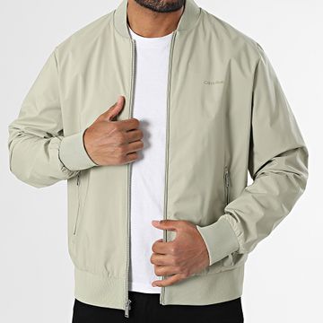 Calvin Klein - Giacca bomber Matte M512 Verde cachi chiaro