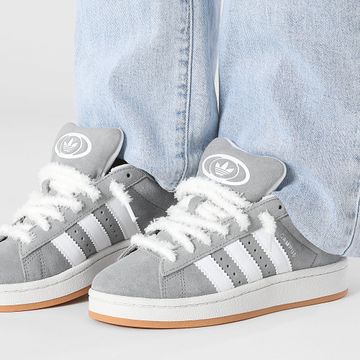 Adidas Originals - Campus 00s Scarpe da ginnastica da donna HQ6507 Grey Three Footwear White x Superlaced Lace Fuzzy White