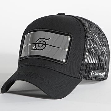 Capslab - Cappello Trucker Banner Nero Argento